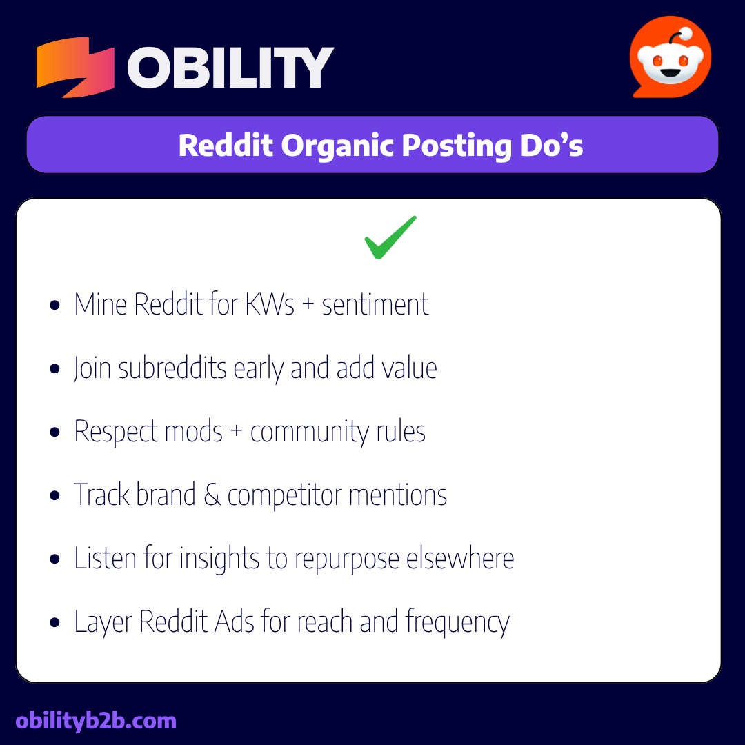 Reddit Posting Dos & Donts 