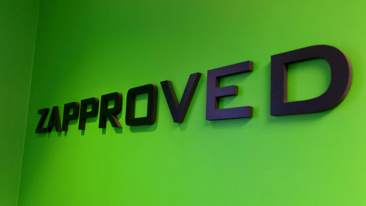 zapproved logo wall