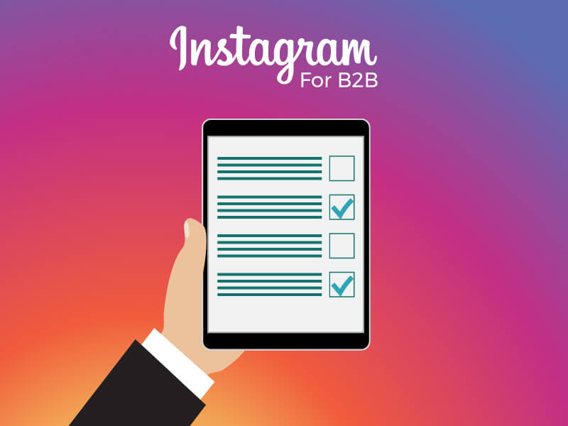 Instgram for B2B ipad