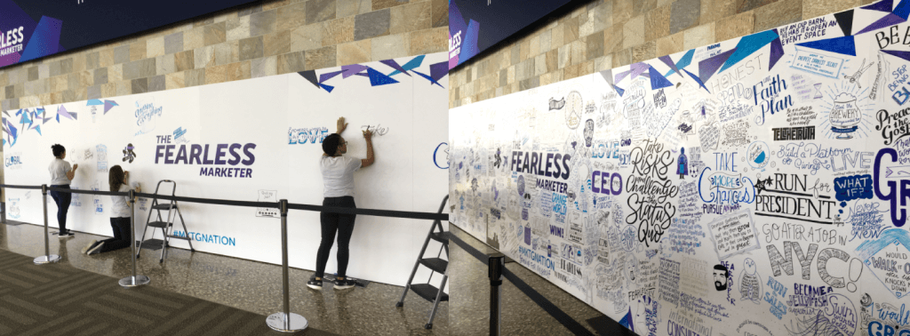 What Would You Do If You Knew You Could Not Fail Word Mural Summit 2018