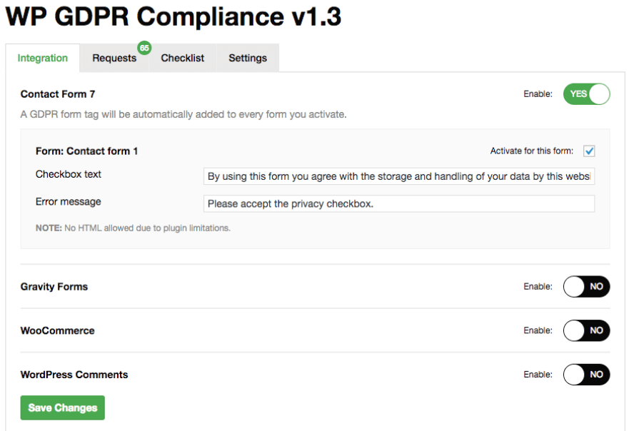 Wordpress GDPR SEO Compliance