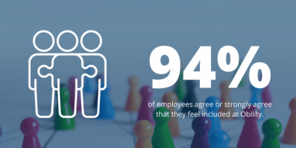 94% of employees feel included at Obility