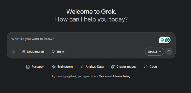 grok search