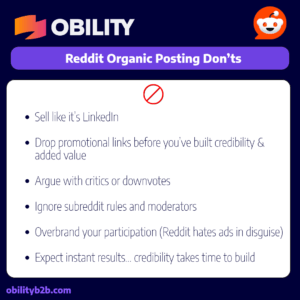 Reddit Posting Dos & Donts 